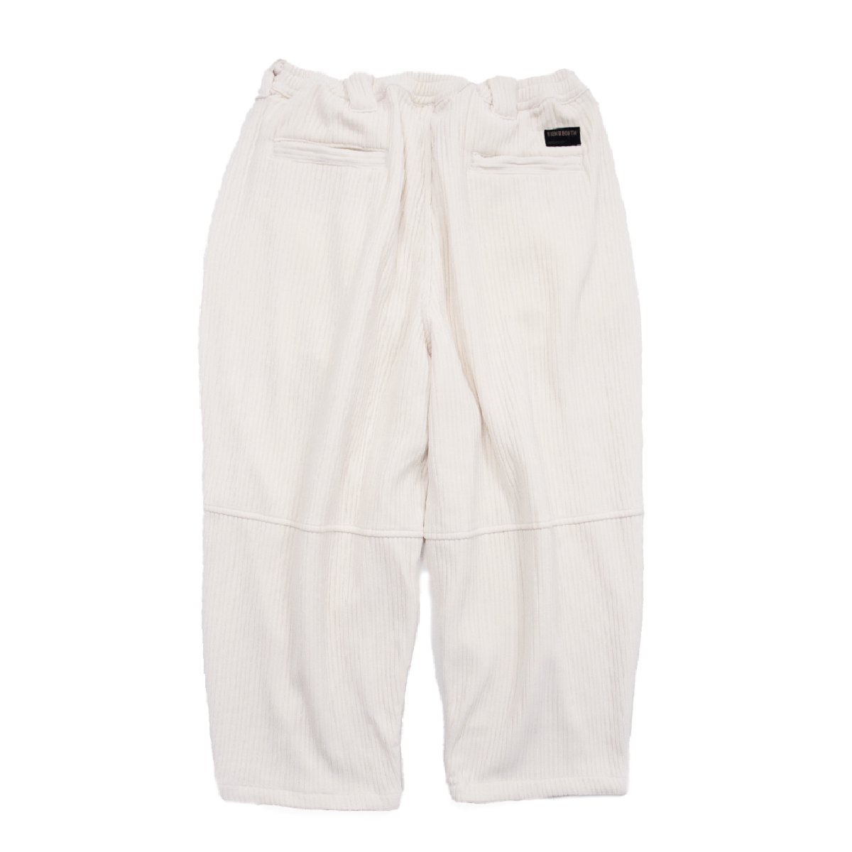 TIGHTBOOTH】Knit Cord Balloon Pants (White) - LIEON SHARE