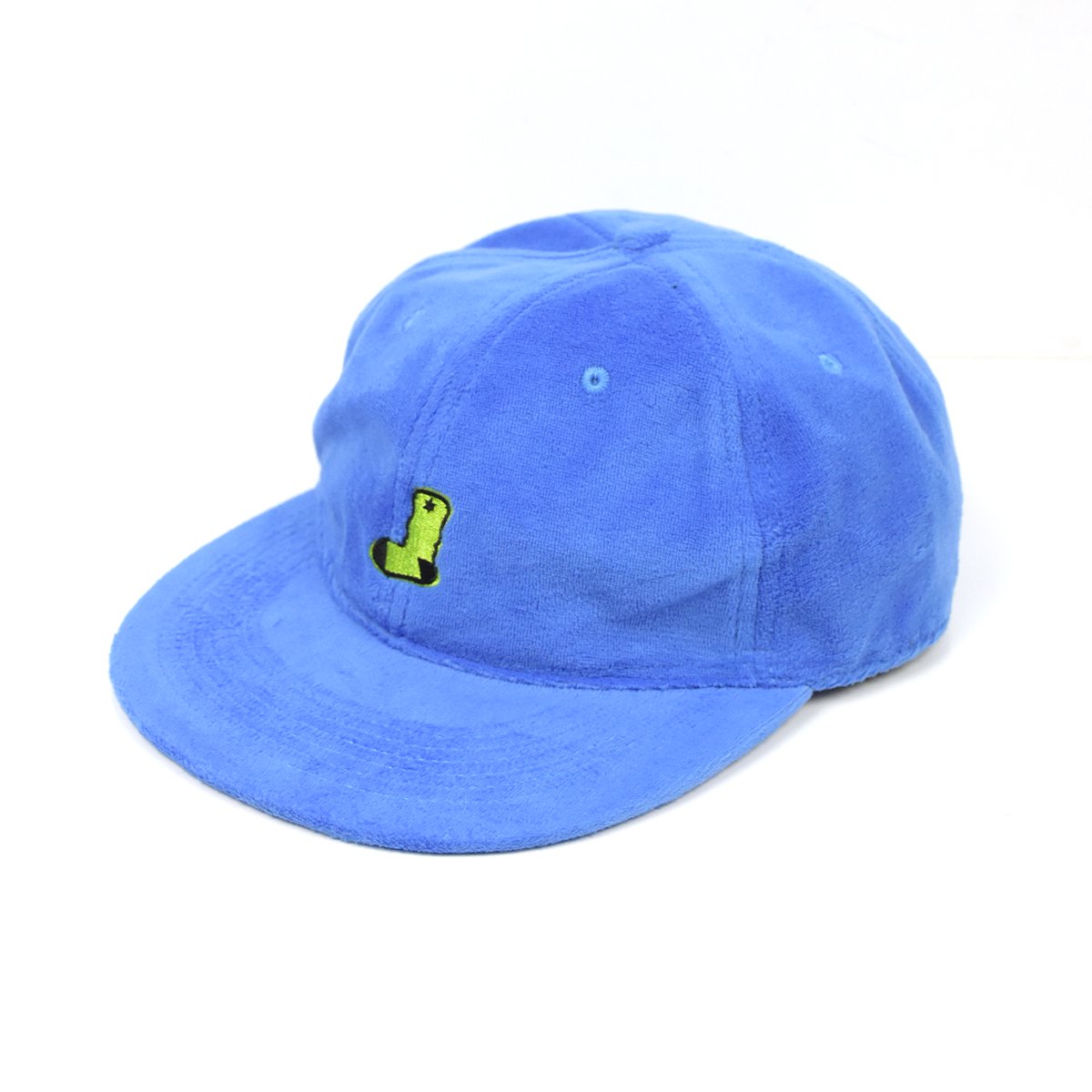 <img class='new_mark_img1' src='https://img.shop-pro.jp/img/new/icons23.gif' style='border:none;display:inline;margin:0px;padding:0px;width:auto;' />【Whimsy】Velour Socks Club Hat (Blue)
                          </a>
            <span class=