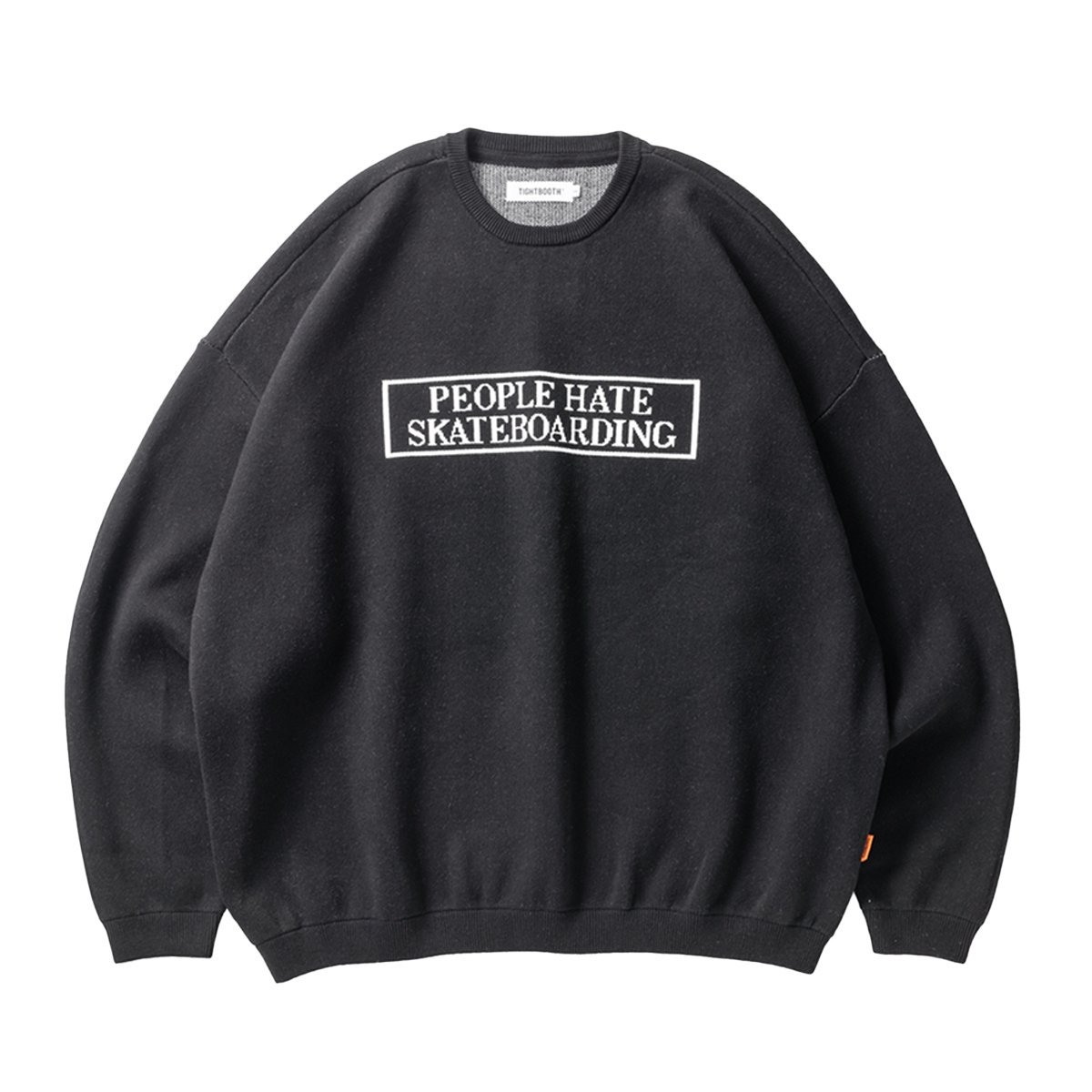 <img class='new_mark_img1' src='https://img.shop-pro.jp/img/new/icons8.gif' style='border:none;display:inline;margin:0px;padding:0px;width:auto;' />TIGHTBOOTHPeople Hate Skate Sweater (Black)
                          </a>
            <span class=