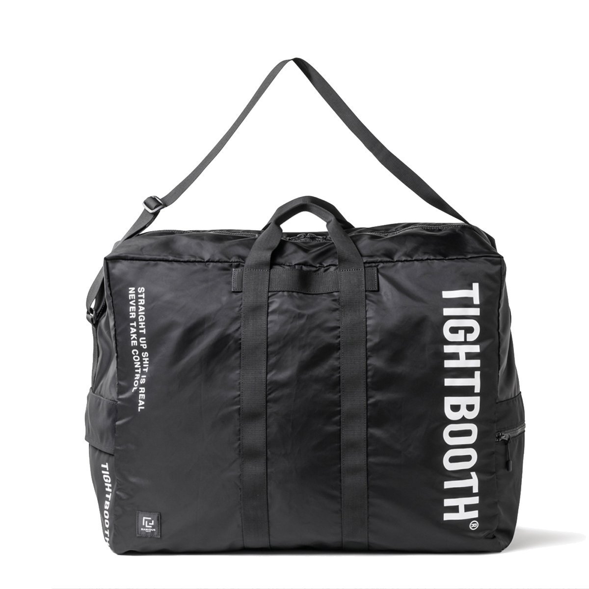 <img class='new_mark_img1' src='https://img.shop-pro.jp/img/new/icons8.gif' style='border:none;display:inline;margin:0px;padding:0px;width:auto;' />TIGHTBOOTHRAMIDUSPocketable Boston Bag (Black)
                          </a>
            <span class=