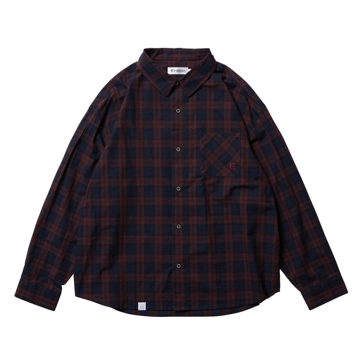 <img class='new_mark_img1' src='https://img.shop-pro.jp/img/new/icons8.gif' style='border:none;display:inline;margin:0px;padding:0px;width:auto;' />EVISENSeersucker Plaid L/S Shirt (Red) 
                          </a>
            <span class=