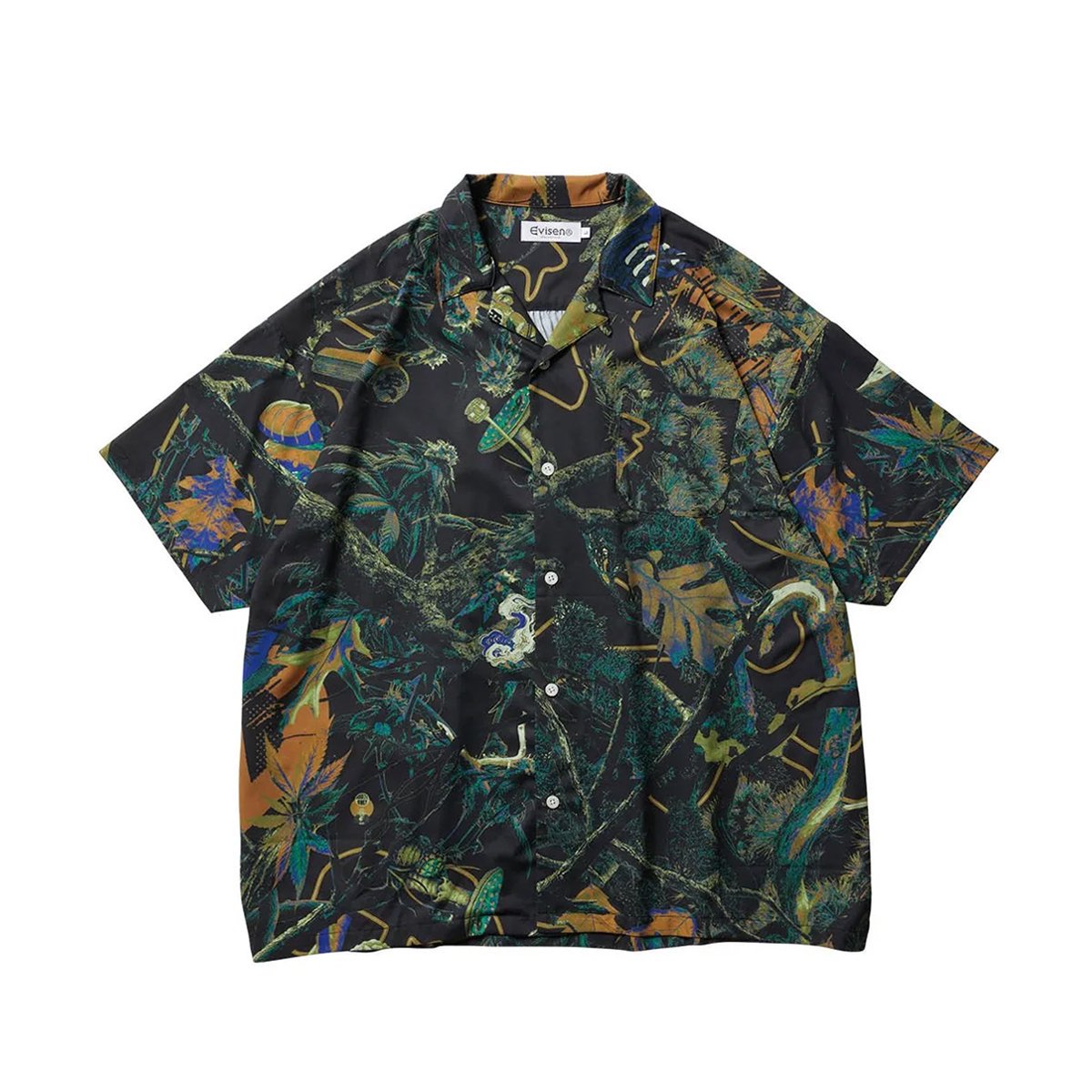 <img class='new_mark_img1' src='https://img.shop-pro.jp/img/new/icons8.gif' style='border:none;display:inline;margin:0px;padding:0px;width:auto;' />EVISENPine Tree Camo Shirt (Black) 
                          </a>
            <span class=