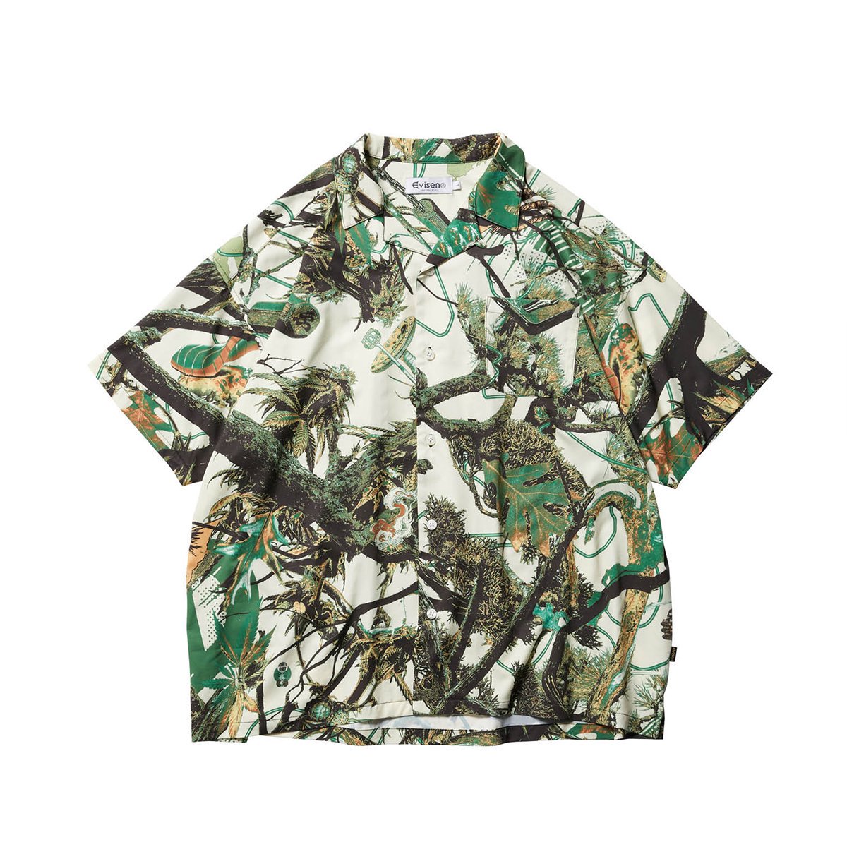 <img class='new_mark_img1' src='https://img.shop-pro.jp/img/new/icons8.gif' style='border:none;display:inline;margin:0px;padding:0px;width:auto;' />EVISENPine Tree Camo Shirt (Ivory) 
                          </a>
            <span class=