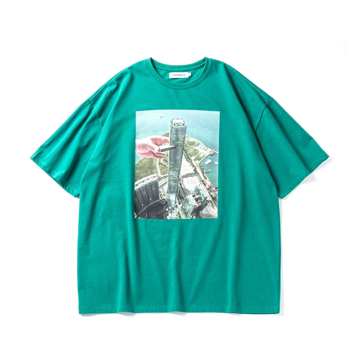 <img class='new_mark_img1' src='https://img.shop-pro.jp/img/new/icons8.gif' style='border:none;display:inline;margin:0px;padding:0px;width:auto;' />TIGHTBOOTHJenga T-Shirt (Green)
                          </a>
            <span class=