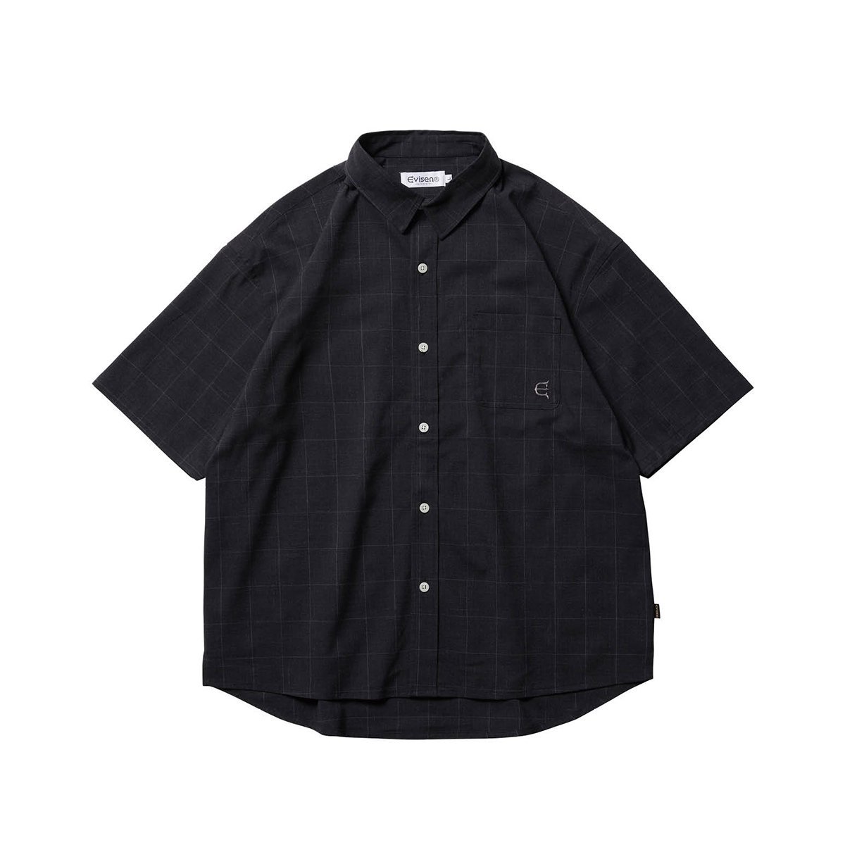 <img class='new_mark_img1' src='https://img.shop-pro.jp/img/new/icons8.gif' style='border:none;display:inline;margin:0px;padding:0px;width:auto;' />EVISENWilliam Plaid Shirt (Black) 
                          </a>
            <span class=