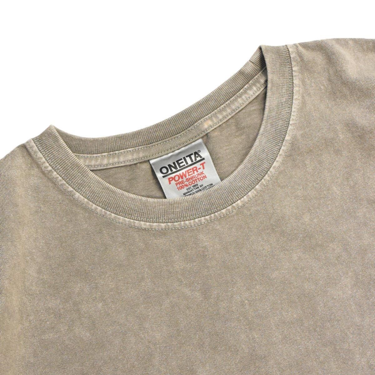ONEITA POWER-T］Chemical poc L/S tee (Grey)- LIEON SHARE
