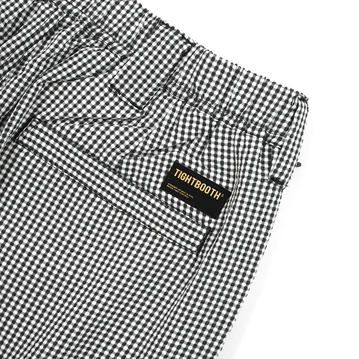 TIGHTBOOTH］Seersucker Balloon Pants (B/W Gingham)- LION
