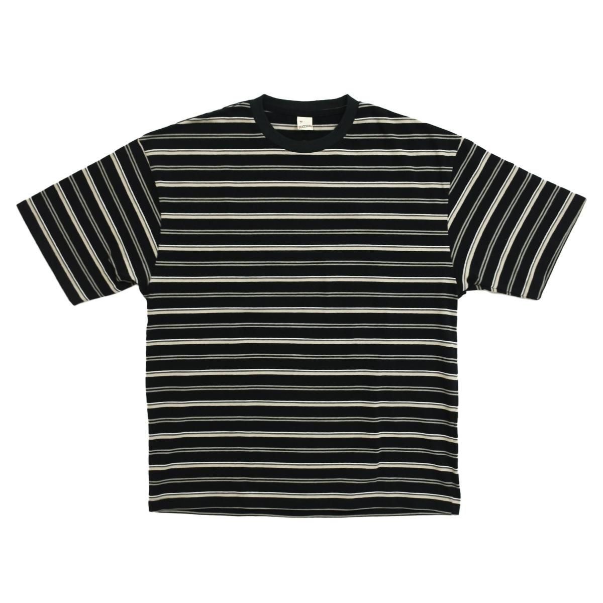 <img class='new_mark_img1' src='https://img.shop-pro.jp/img/new/icons8.gif' style='border:none;display:inline;margin:0px;padding:0px;width:auto;' />Screen StarsMulti Border S/S Tee (Black)
                          </a>
            <span class=