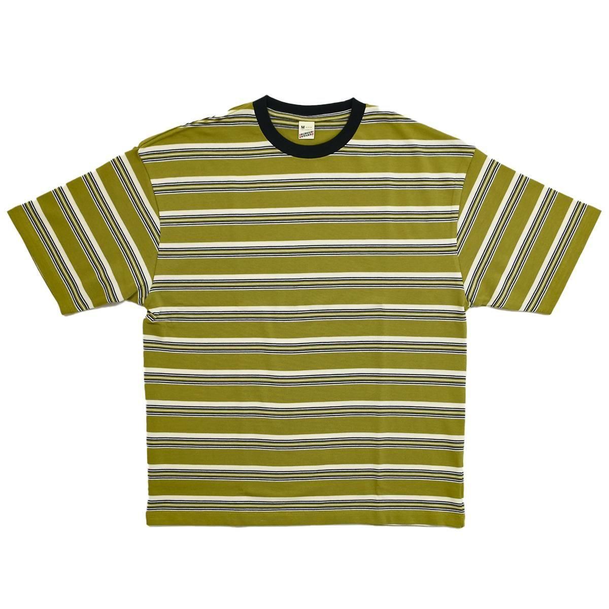 <img class='new_mark_img1' src='https://img.shop-pro.jp/img/new/icons8.gif' style='border:none;display:inline;margin:0px;padding:0px;width:auto;' />Screen StarsMulti Border S/S Tee (Yellow)
                          </a>
            <span class=