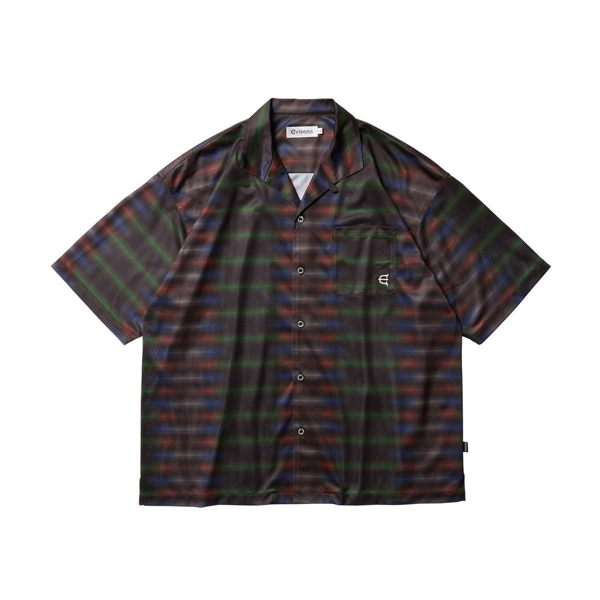 EVISEN］Border Mesh Shirt (Black)- LIEON SHARE（ライオン