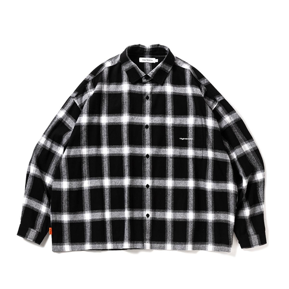 <img class='new_mark_img1' src='https://img.shop-pro.jp/img/new/icons8.gif' style='border:none;display:inline;margin:0px;padding:0px;width:auto;' />TIGHTBOOTHPlaid LS Shirt (Black)
                          </a>
            <span class=