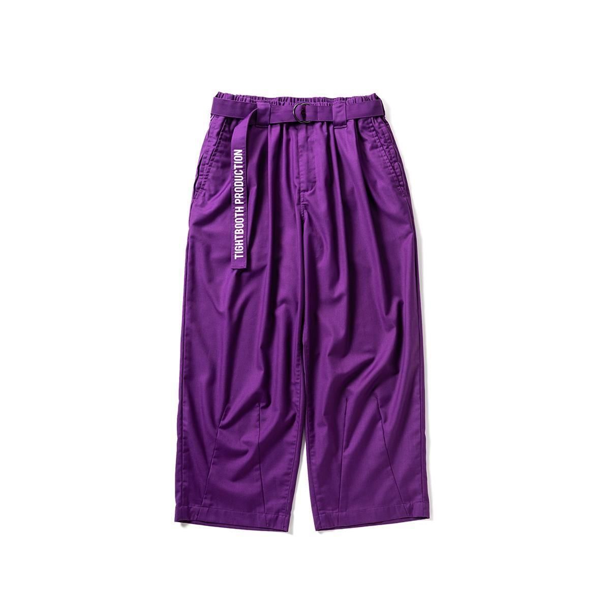 <img class='new_mark_img1' src='https://img.shop-pro.jp/img/new/icons8.gif' style='border:none;display:inline;margin:0px;padding:0px;width:auto;' />TIGHTBOOTHBaggy Slacks (Purple)
                          </a>
            <span class=