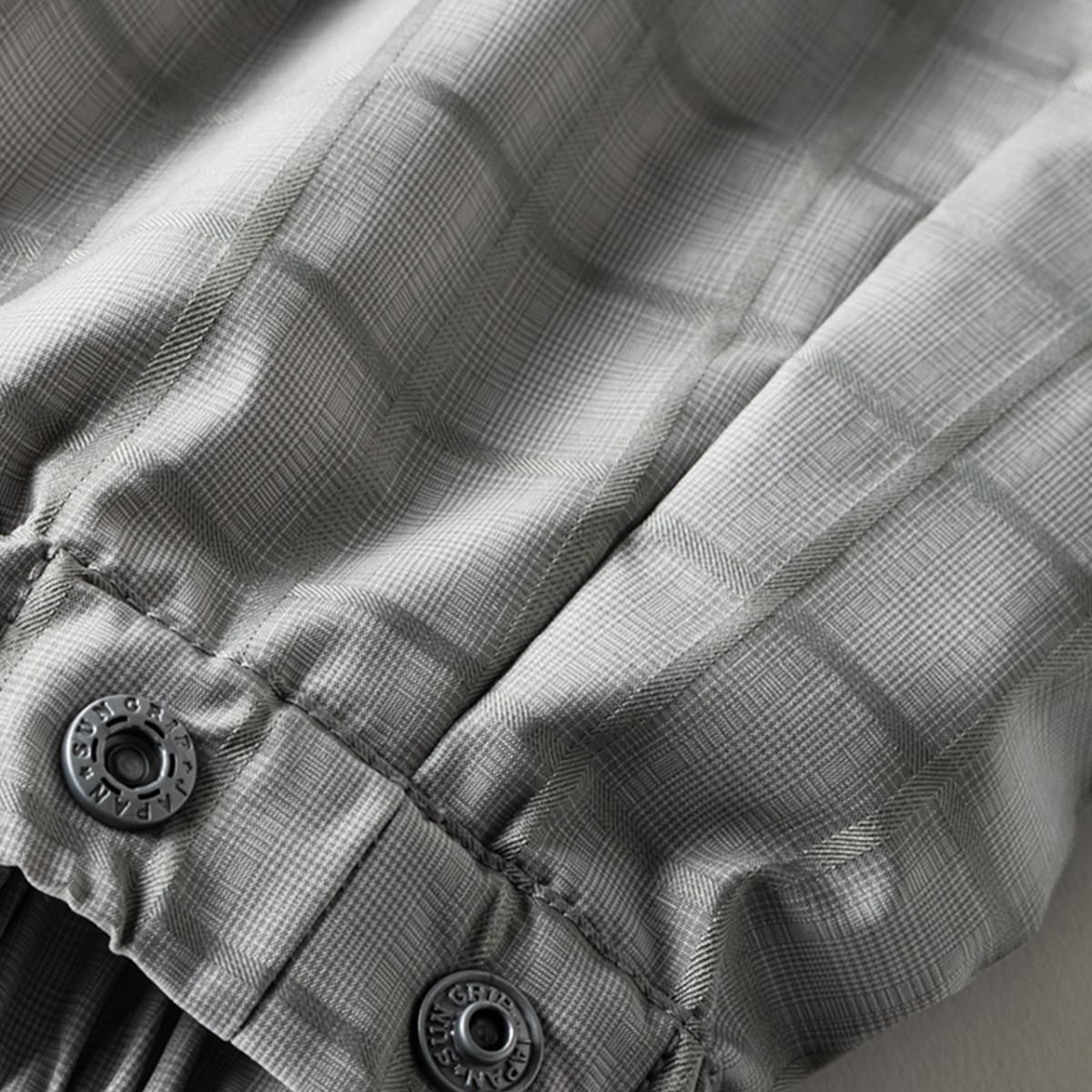 TIGHTBOOTH］Plaid Light Swing Top (Grey)- LION SHARE（ライオン