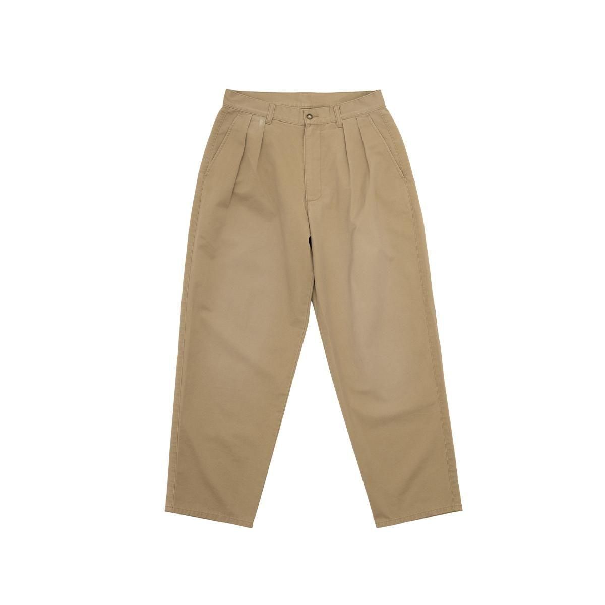 <img class='new_mark_img1' src='https://img.shop-pro.jp/img/new/icons8.gif' style='border:none;display:inline;margin:0px;padding:0px;width:auto;' />INTERBREEDFaded Two Tuck Chino (Khaki)
                          </a>
            <span class=