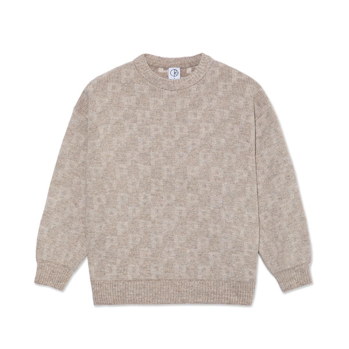 <img class='new_mark_img1' src='https://img.shop-pro.jp/img/new/icons8.gif' style='border:none;display:inline;margin:0px;padding:0px;width:auto;' />POLAR SKATEGeorge Sweater P Pattern (Sand)
                          </a>
            <span class=