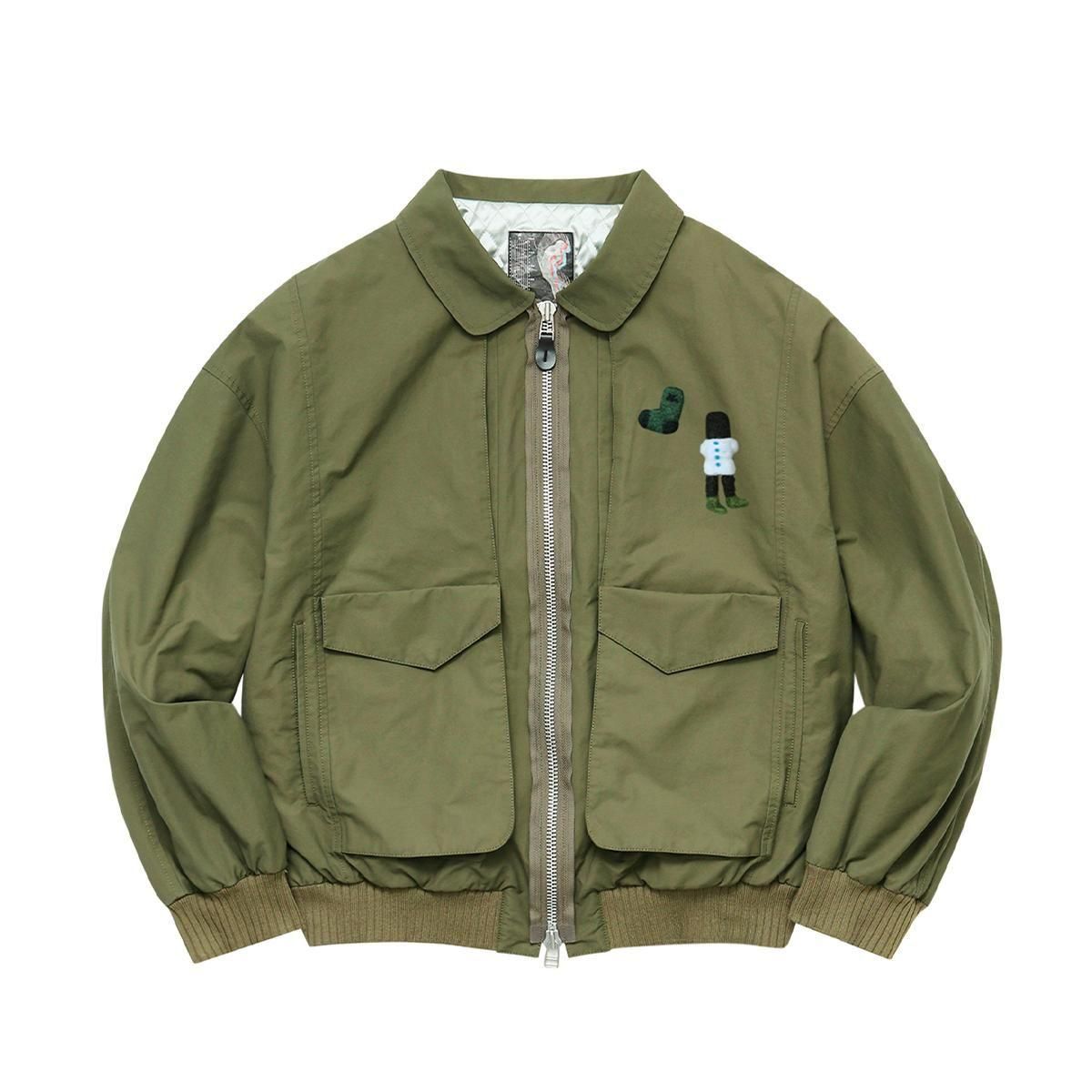 WhimsyFlight Nylon Bomber Jacket (Olive)
                          </a>
            <span class=