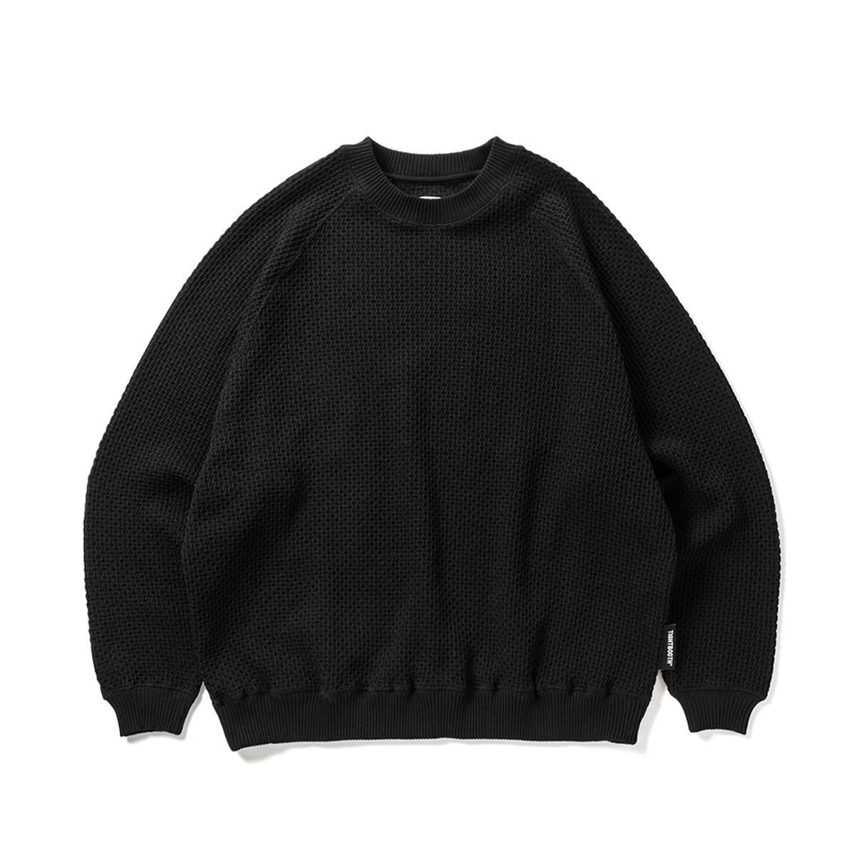 <img class='new_mark_img1' src='https://img.shop-pro.jp/img/new/icons8.gif' style='border:none;display:inline;margin:0px;padding:0px;width:auto;' />TIGHTBOOTHChain Crew Knit (Black)
                          </a>
            <span class=