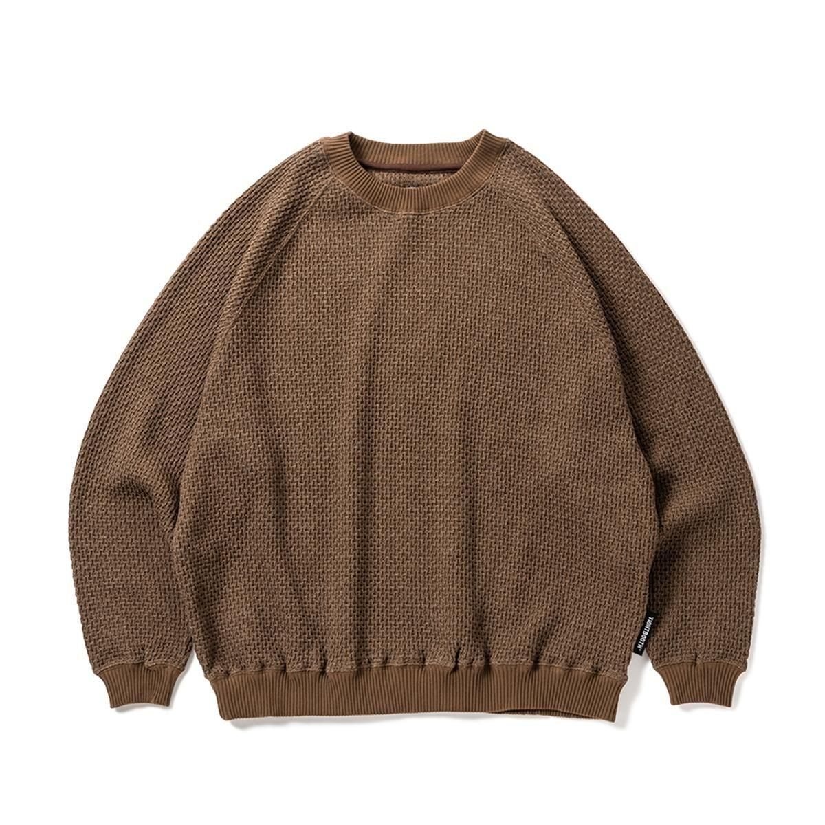 <img class='new_mark_img1' src='https://img.shop-pro.jp/img/new/icons8.gif' style='border:none;display:inline;margin:0px;padding:0px;width:auto;' />TIGHTBOOTHChain Crew Knit (Brown)
                          </a>
            <span class=