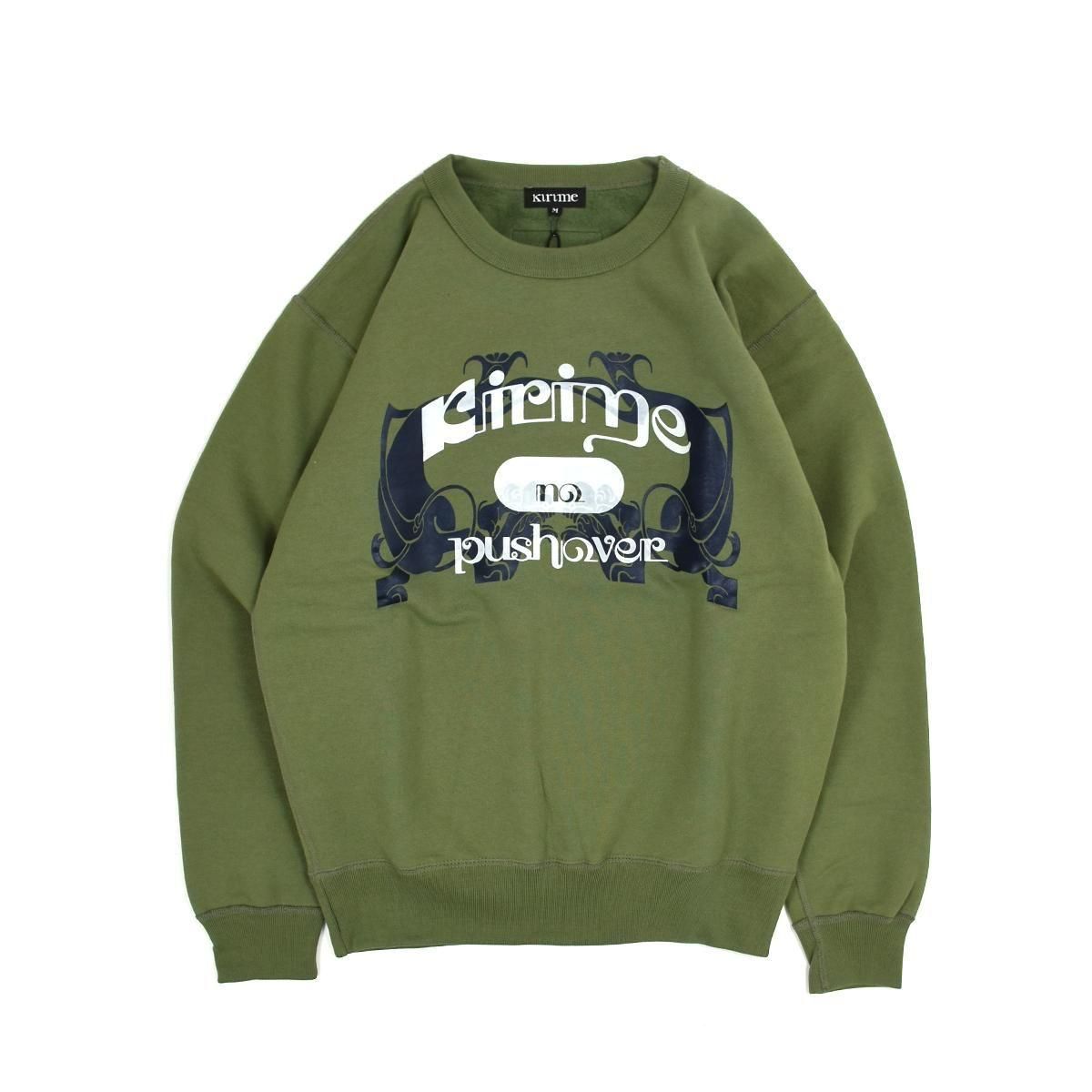 <img class='new_mark_img1' src='https://img.shop-pro.jp/img/new/icons8.gif' style='border:none;display:inline;margin:0px;padding:0px;width:auto;' />KirimeD College Logo Crewneck (Olive)
                          </a>
            <span class=