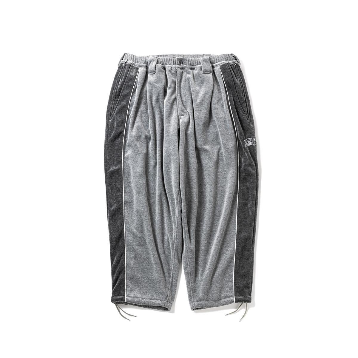 <img class='new_mark_img1' src='https://img.shop-pro.jp/img/new/icons8.gif' style='border:none;display:inline;margin:0px;padding:0px;width:auto;' />TIGHTBOOTHVelour Piping Balloon Pants (Grey)
                          </a>
            <span class=