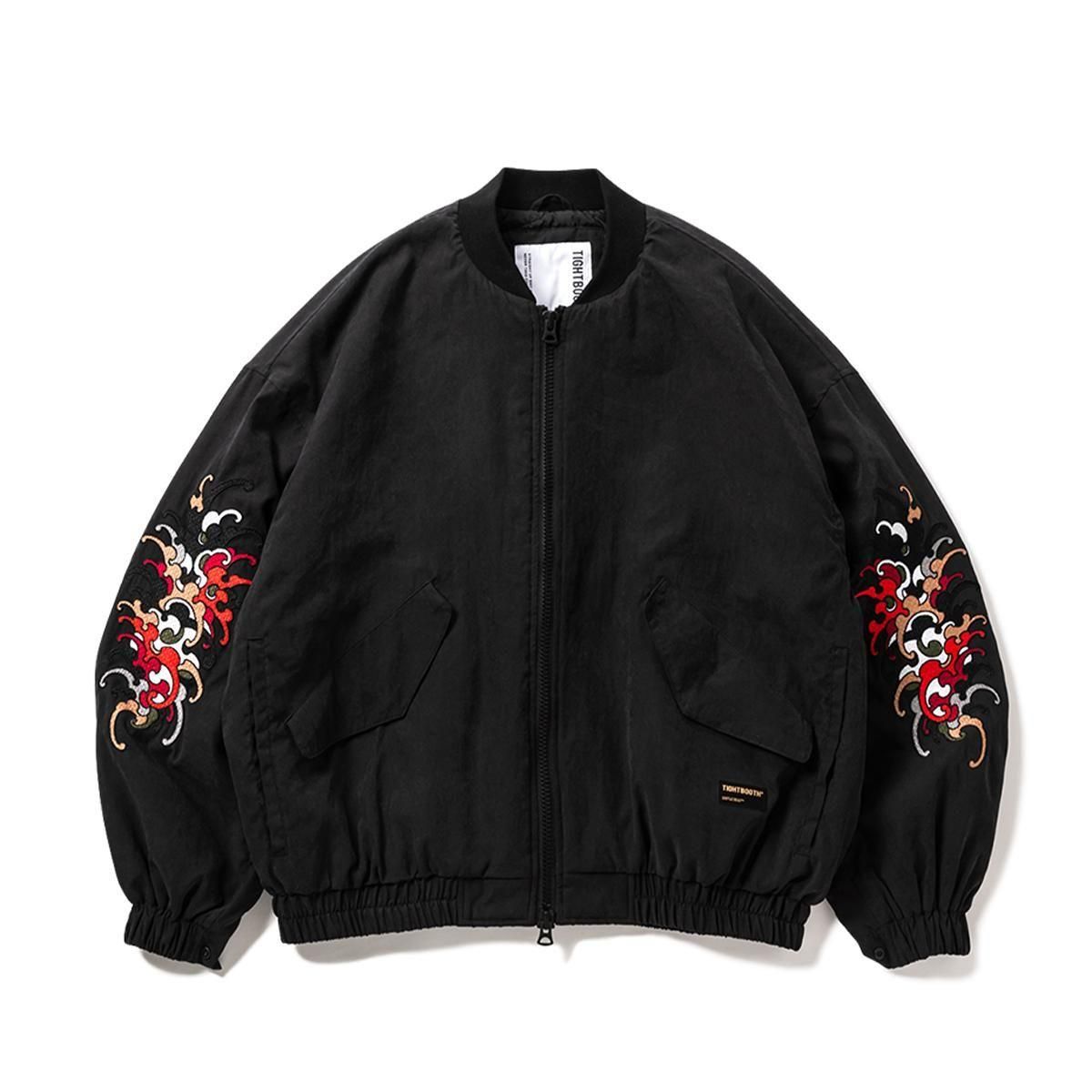 N*K様 新品★今季新作【TIGHTBOOTH】BRAIN DROPS MA-1 TIGHTBOOTH］Brain Drops MA-1 (Black) - LION SHARE（ライオン