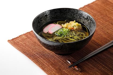 抹茶そば販売 森の抹茶をふんだんに使用した茶人にも愛される