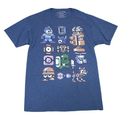 ロックマン 8bitキャラクター Tシャツ ゲームと雑貨のお店 フロッグ
