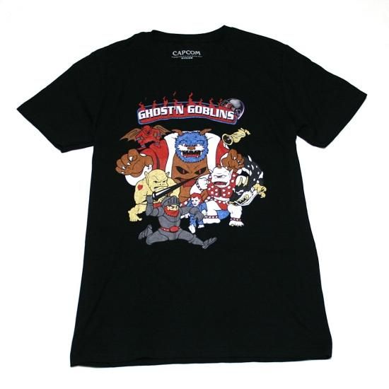 CAPCOM 魔界村 Tシャツ(BLACK) - ゲームと映画の公式グッズ通販