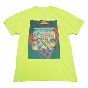 ロックマン 北米版NES Tシャツ（ネオンイエロー）