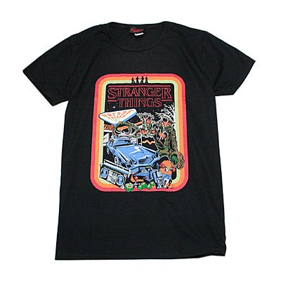 ストレンジャー・シングス レトロポスター Tシャツ - 大人のためのゲームと映画と雑貨のお店　フロッグポート