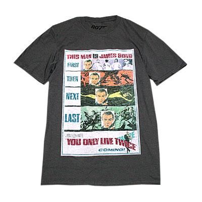 昭和映画 007は二度死ぬ ジェームズ・ボンド Tシャツ L 訳アリ 007は二度死ぬ ポスター Tシャツ - ゲームと映画の公式グッズ
