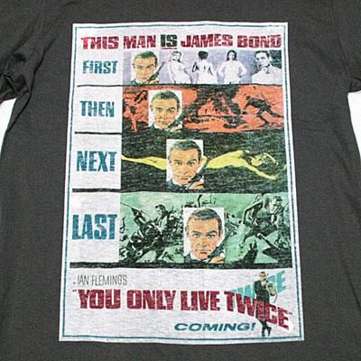 007は二度死ぬ ポスター Tシャツ - ゲームと映画の公式グッズ