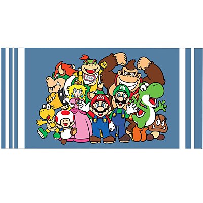 Nintendo スーパーマリオ ビーチタオル（マリオ＆フレンズ） - ゲーム 
