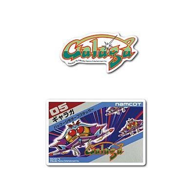 ナムコレジェンダリーシリーズ ステッカー ギャラガ/Aセット（2枚組