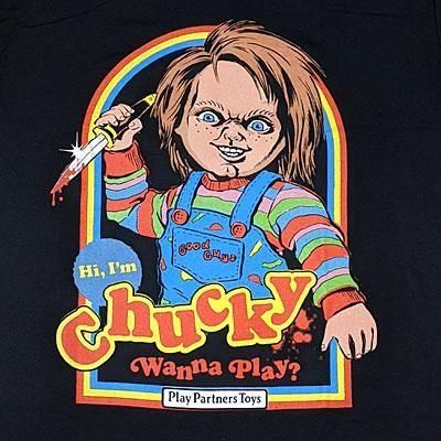 チャイルド・プレイ スティーブン・ローズ x チャッキー WANNA PLAY? T