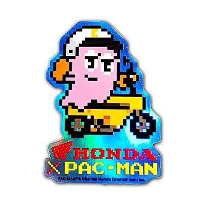 Honda×PAC-MAN ホログラムステッカー モトコンポ×PINKY - ゲームと映画