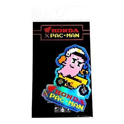 Honda×PAC-MAN ホログラムステッカー モトコンポ×PINKY - ゲームと映画