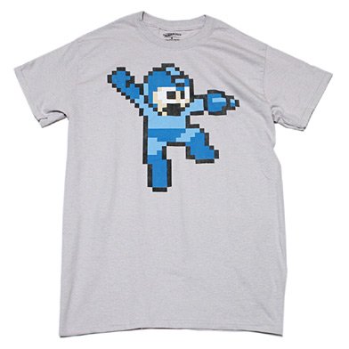 ロックマン ドットTシャツ（S・GREY） - ゲームと映画の公式グッズ通販