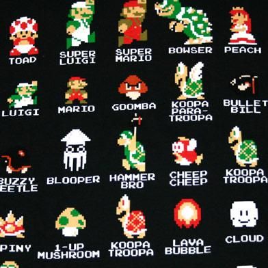 スーパーマリオ キャラ アイテム tシャツ Blk 大人のためのゲームと映画と雑貨のお店 フロッグポート スーパーマリオ キャラ アイテム tシャツ Blk 大人のためのゲームと映画と雑貨のお店 フロッグポート