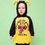 <img class='new_mark_img1' src='https://img.shop-pro.jp/img/new/icons5.gif' style='border:none;display:inline;margin:0px;padding:0px;width:auto;' />LITTLE BEE つの付き 裏毛パーカー(HYS MIN)