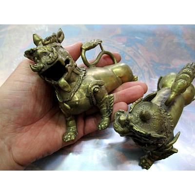 獅子・狛犬S - ネパール、アジア、世界不思議雑貨販売のイトウ 獅子・狛犬S - ネパール、アジア、世界不思議雑貨販売のイトウ