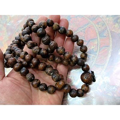 古代龍眼菩提樹念珠 - ネパール、アジア、世界不思議雑貨販売の 古代龍眼菩提樹念珠 - ネパール、アジア、世界不思議雑貨販売の