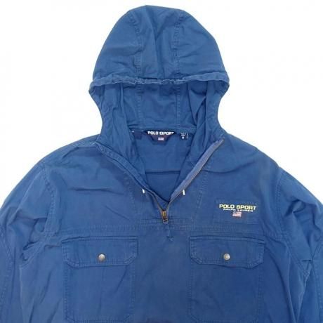 Polo Sport ポロスポーツ アノラック ブルー L POLO SPORT（ポロスポーツ）NYLON ANORAK （ナイロンアノラック