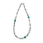  ALCO/HOLIC CHOCOLATE CAMPBELL SILVERVINTAGE BEADS NECKLACEξʲ