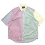 <img class='new_mark_img1' src='https://img.shop-pro.jp/img/new/icons5.gif' style='border:none;display:inline;margin:0px;padding:0px;width:auto;' />POLO Ralph Lauren<br>ポロラルフローレン <br>USED・ユーズド<br>BIG SHIRTS<br>半袖シャツ・クレイジーパターンの商品画像
