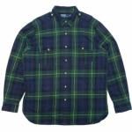  Polo Ralph Lauren ݥե USED桼 L/S CHECK SHIRT Ĺµå Epauletξʲ
