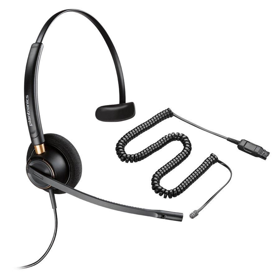 Plantronics プラントロニクス 片耳タイプ有線ヘッドセット Hw510 Nec製電話機用ケーブル A10 16 Hw510 A10 Ne 電話会議ドットコム 遠隔会議機器の販売 システム構築