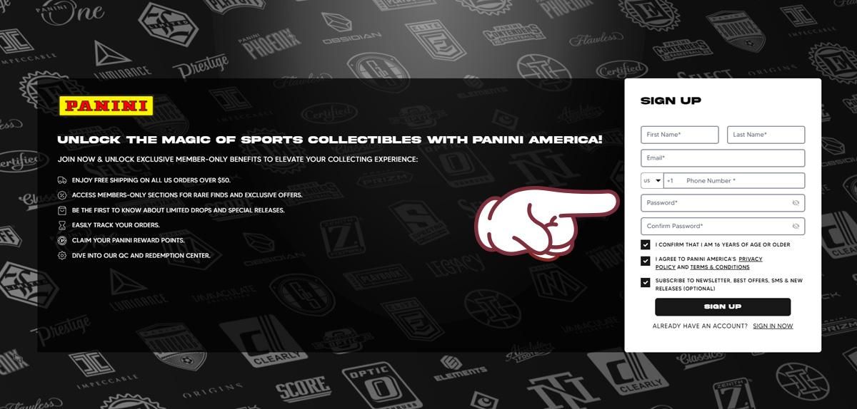 PANINI社 レデンプションカードの交換方法