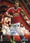 TOPPS 15-16 PREMIER GOLD Autograph Card Juan Mata 8/11 JsyNo! Ź Τä