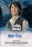 2016 STAR WARS THE FORCE AWAKENS 2 Autographs Purple Harriet Walter50 / Ź001 ͡16MA